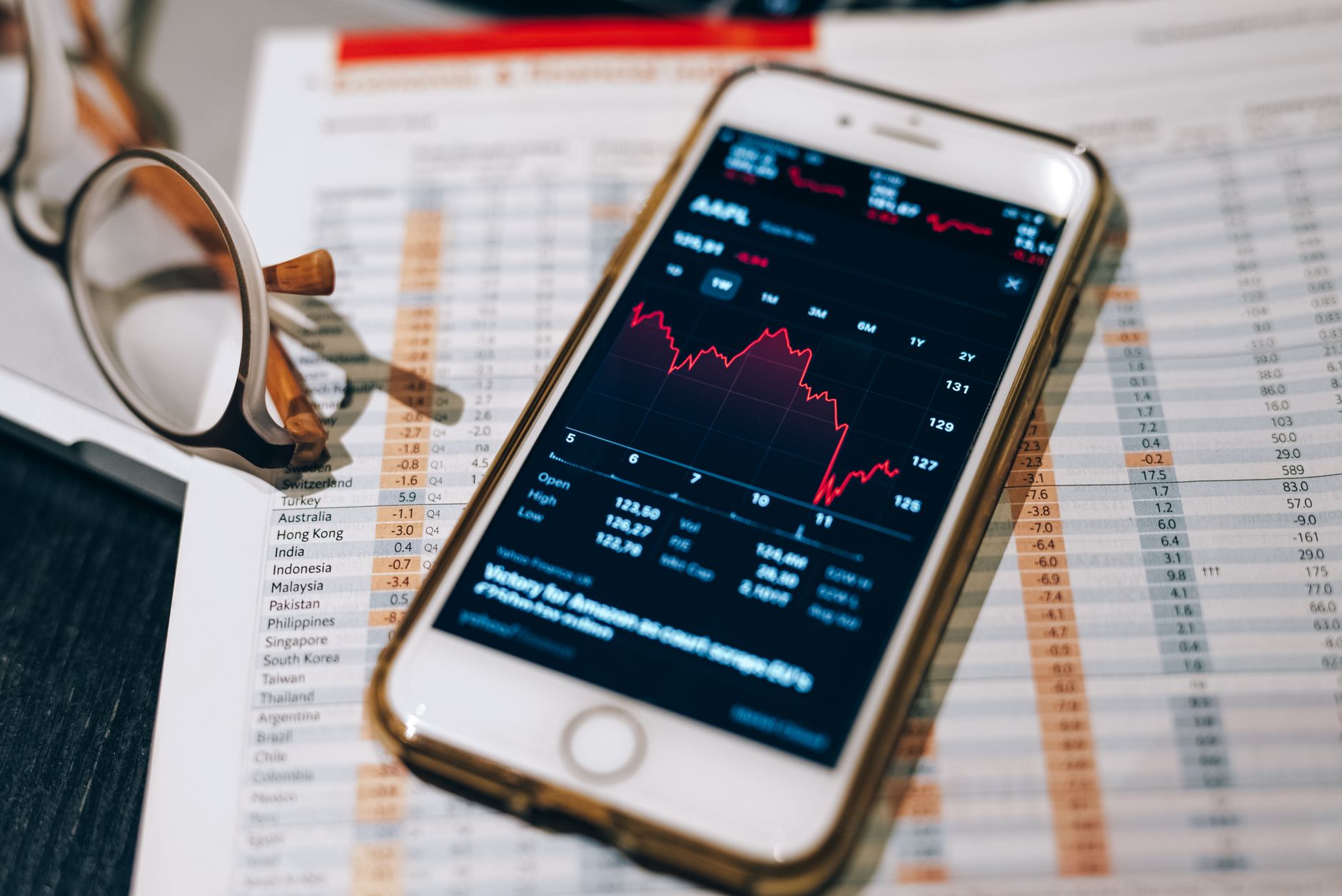 A hand holds a smartphone displaying a trading app, illustrating Canadian brokers' controls over event-market listings.