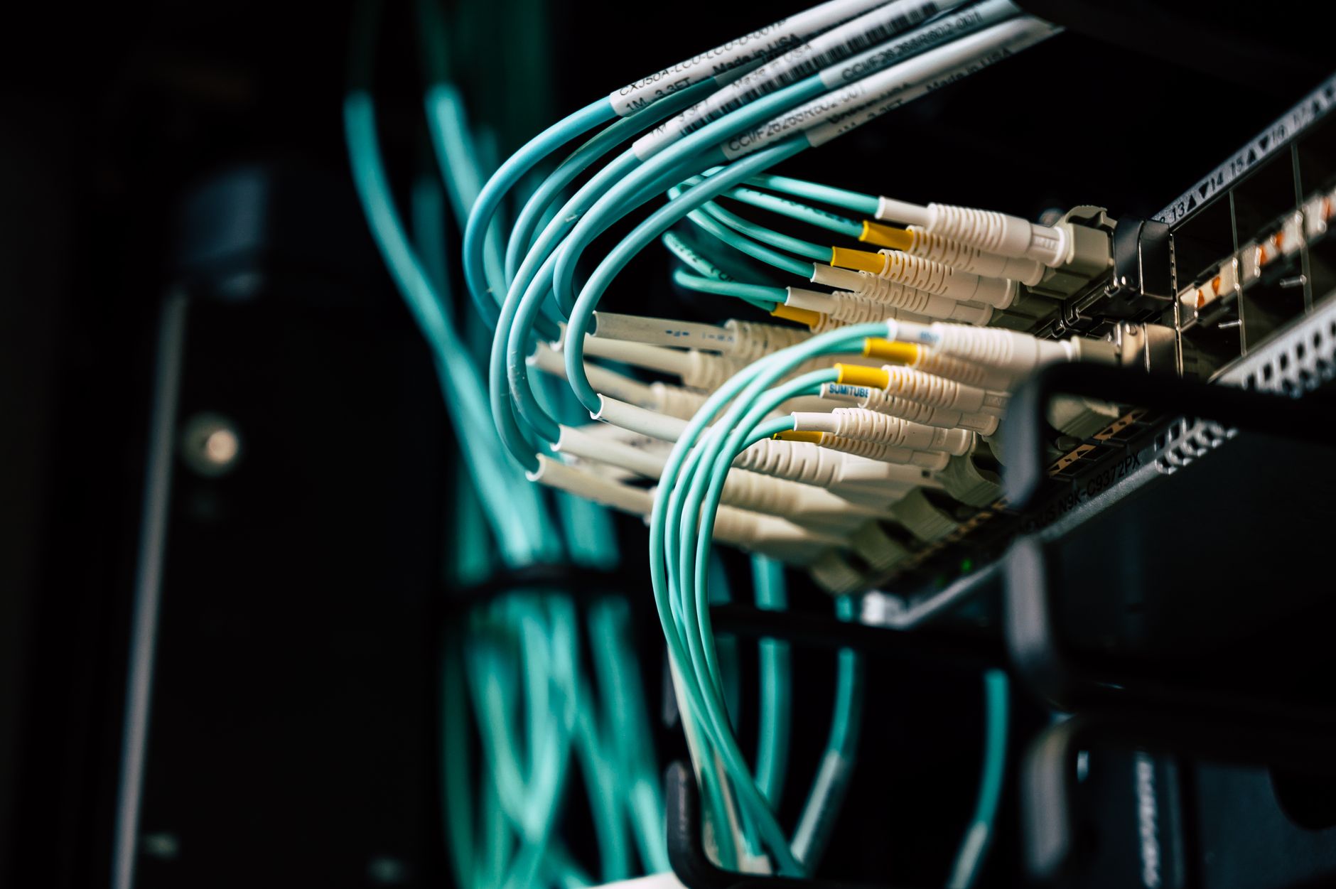 Server racks and network cables illustrating colocation and cloud choices for trading infrastructure
